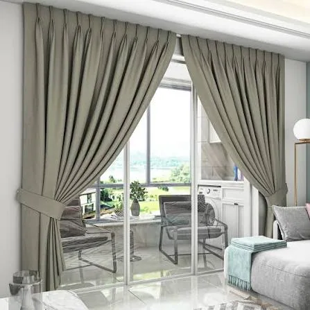 Wave curtains on a track system, Dubai
