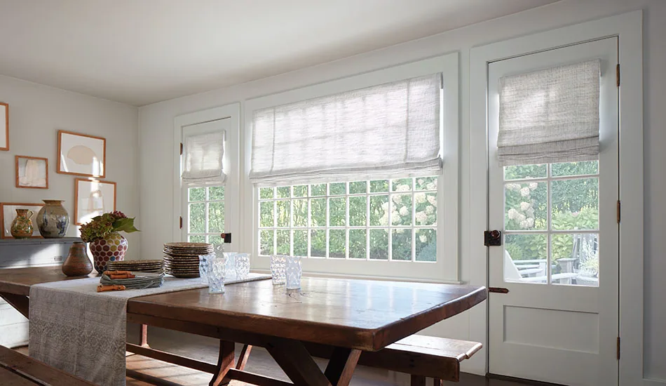 Roman blinds installation in Dubai